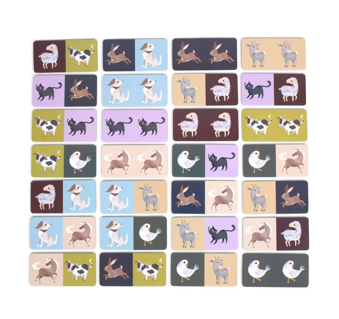 Domino game – Farm animals Domino game – Farm animals