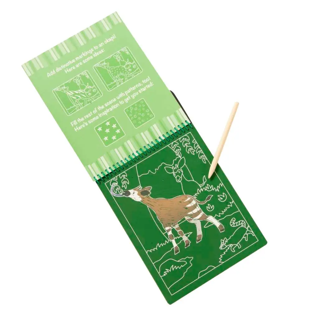 ON THE GO SCRATCH ART COLOR REVEAL PAD – SAFARI ON THE GO SCRATCH ART COLOR REVEAL PAD – SAFARI